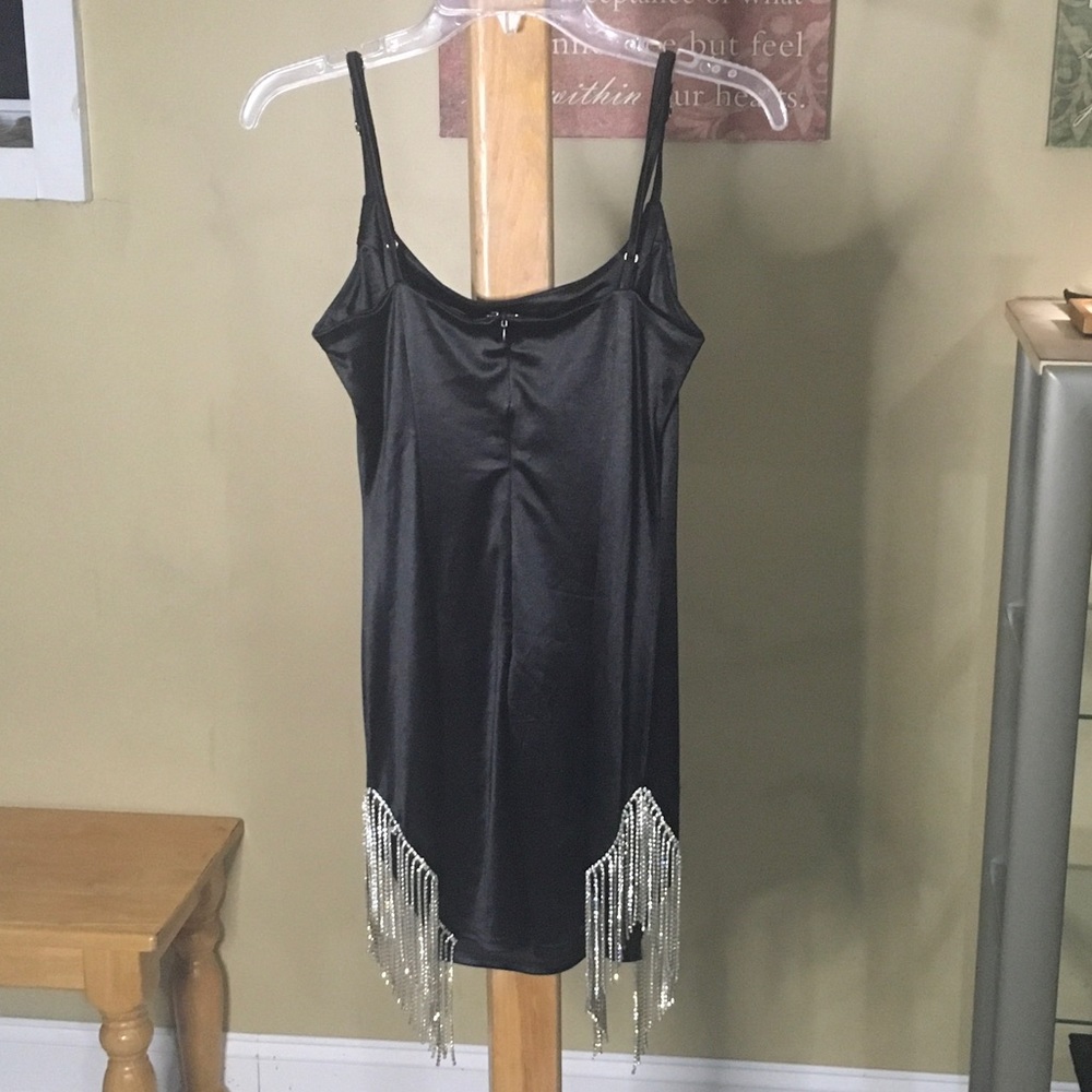 `Dazzle Em’ Little Black Dress (S) - Picture 2 of 3